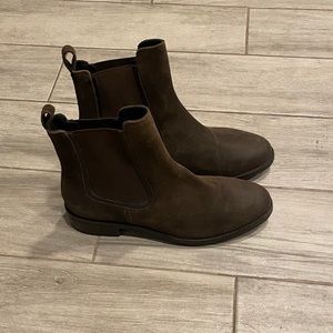 Thursday Duchess Chelsea Boot Dark Brown Suede